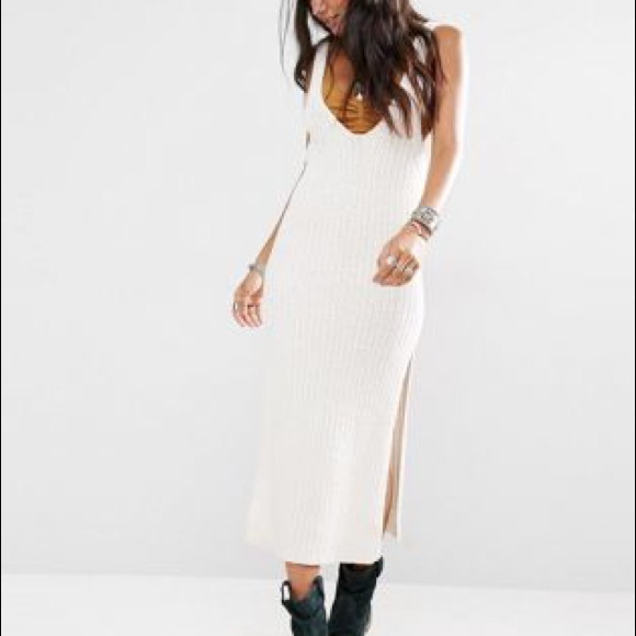 Free People Emmy maxi chunky sweater tank dress - Picture 3 of 8